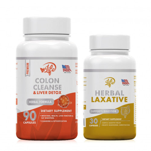 Detox Digestive Colon Cleanse + Herbal Laxative – Limpieza Interna y Desintoxicación Natural