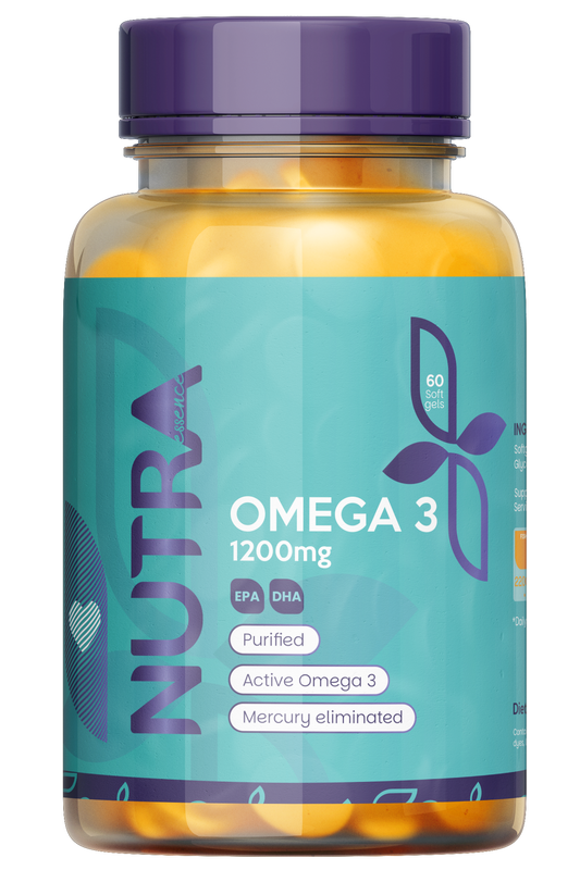 Omega 3 1200 mg con EPA y DHA – 60 Softgels