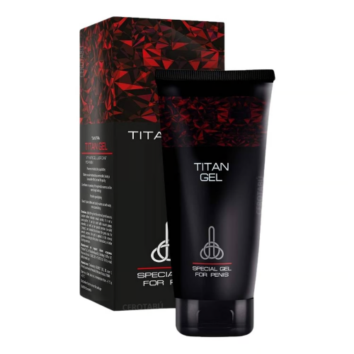 Gel íntimo masculino Titan para rendimiento y confort