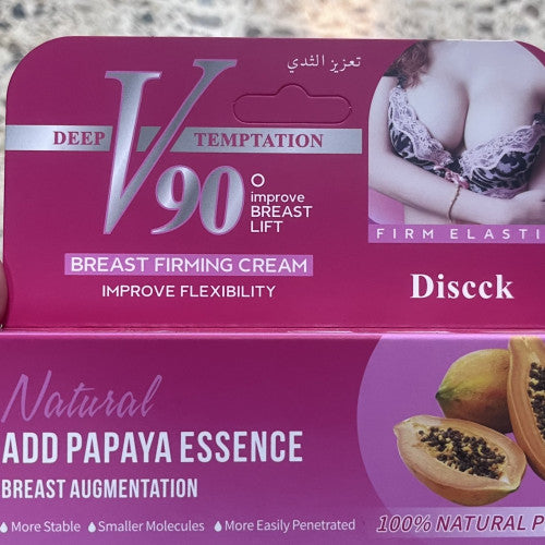 Crema Reafirmante de Senos V90 con Papaya – Firmeza y Elasticidad Natural