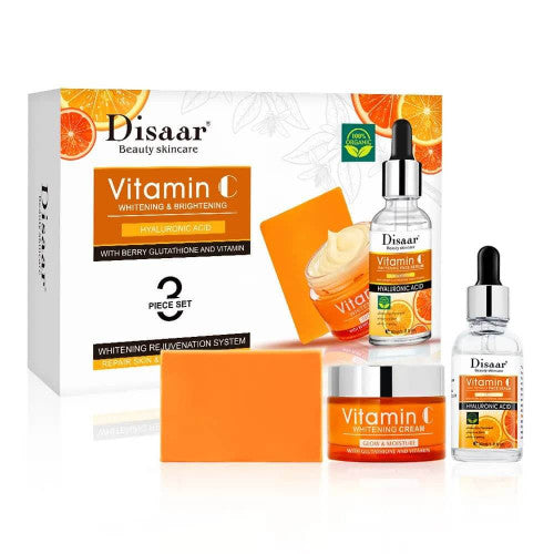 Set facial de vitamina C para iluminar y mejorar la piel