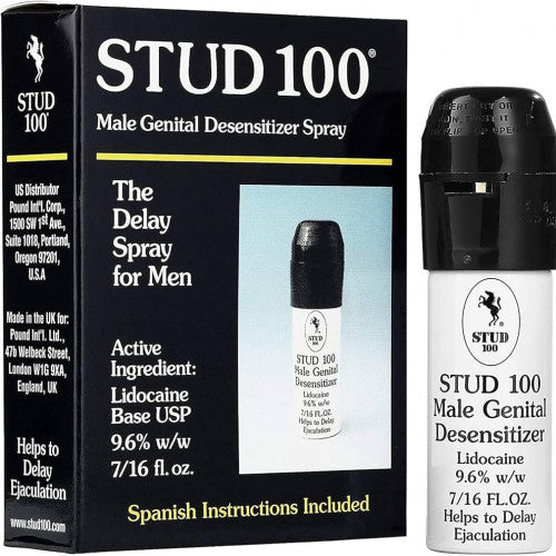 Spray retardante profesional para mayor control y rendimiento masculino